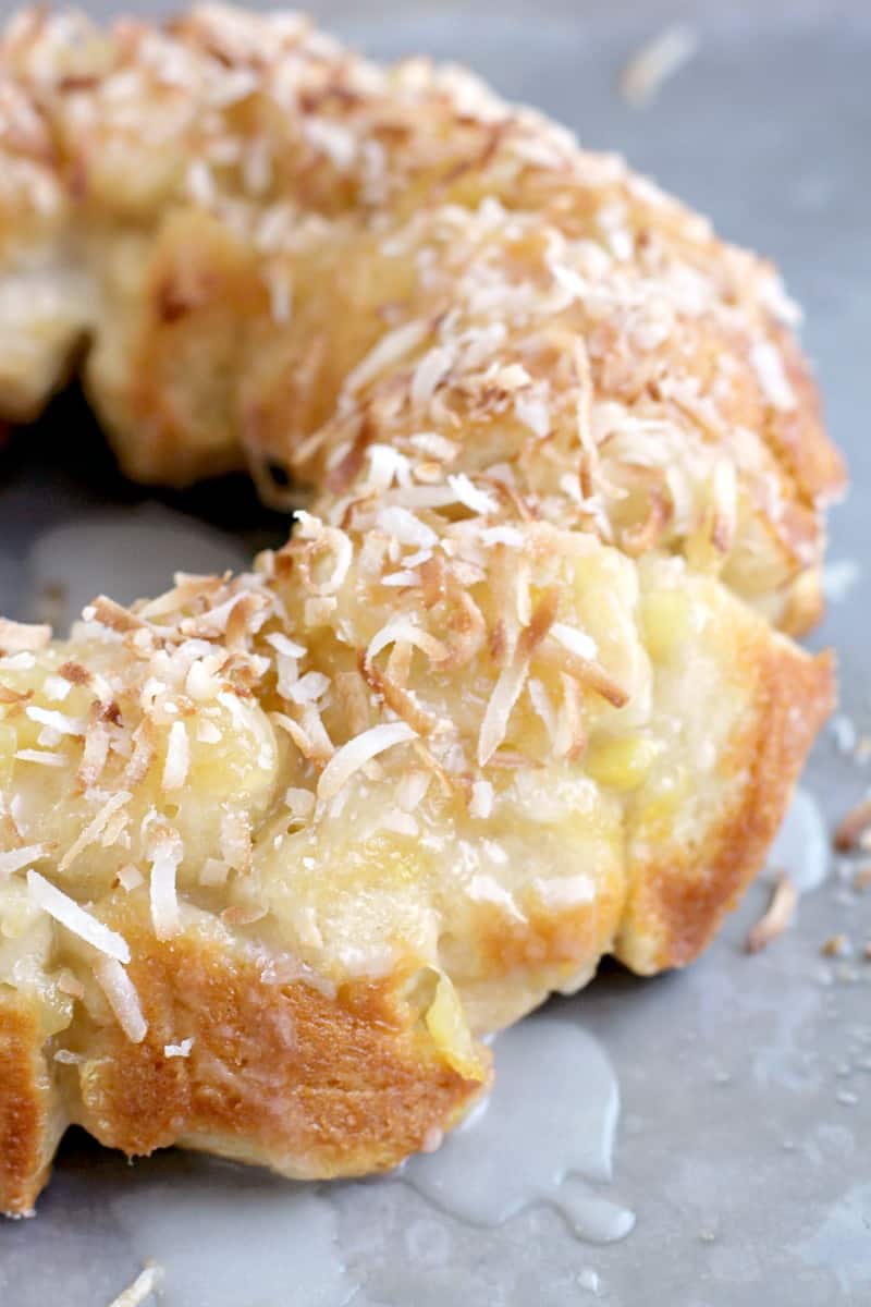 Pina Colada Monkey Bread