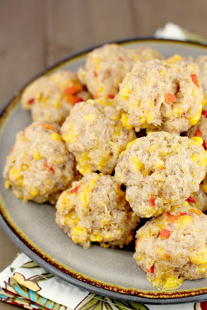 Pimento Cheese Sausage Balls