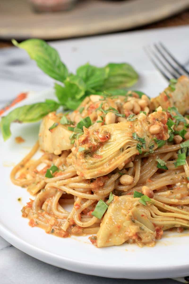 Sun Dried Tomato Pesto Pasta