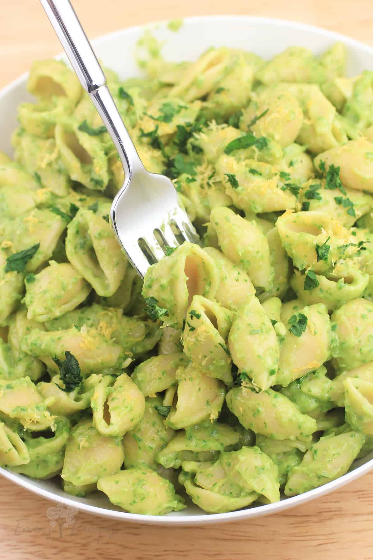 Avocado Spinach Pasta