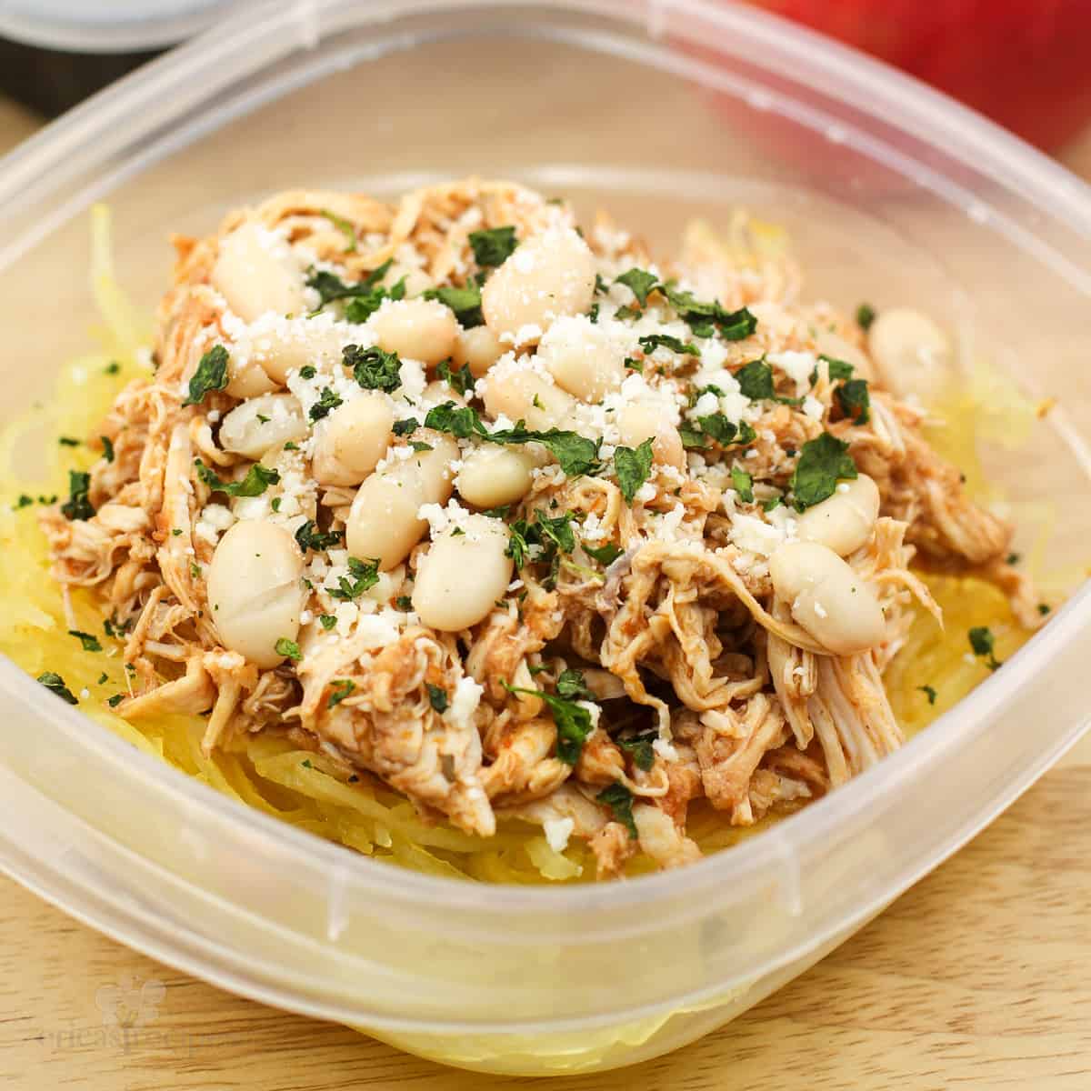 Chicken Pizzaiola over Spaghetti Squash