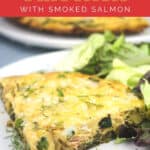 image for pinterest with prepared recipe and text overlay of recipe title