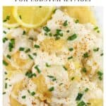 image for pinterest of finished recipe with text overlay recipe title