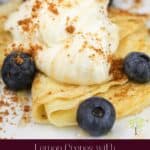 image for pinterst with text overlay recipe title