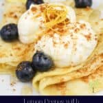 image for pinterst with text overlay recipe title