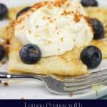image for pinterst with text overlay recipe title