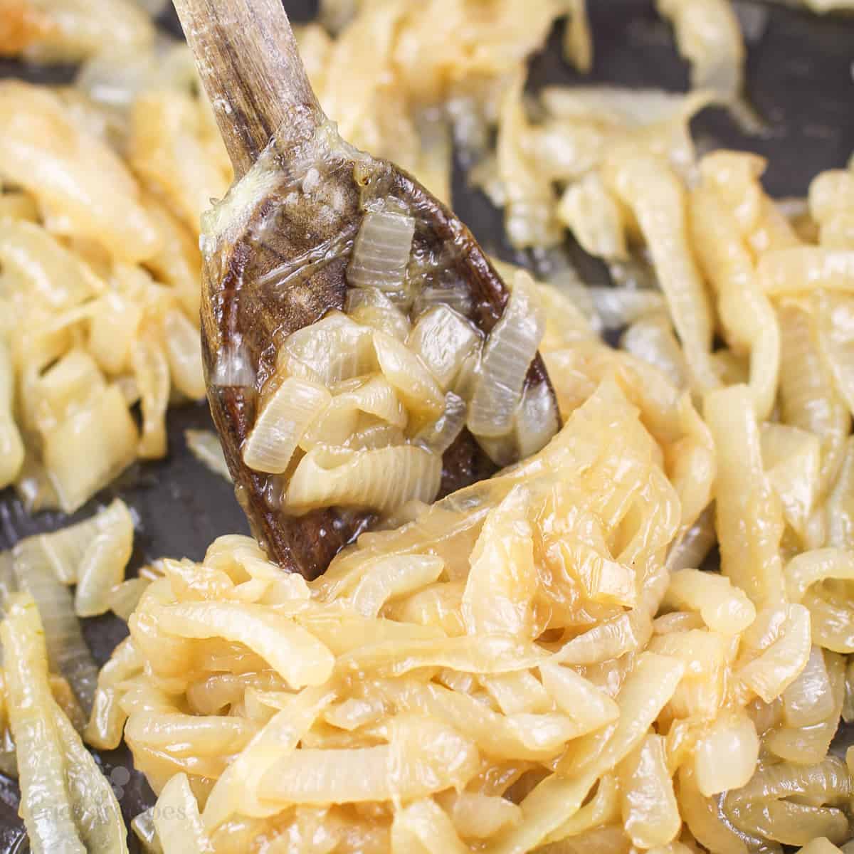 Honey Bourbon Caramelized Onions