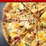 image for pinterest with text overlay recipe title.