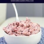 image for pinterest with text overlay recipe title blackberry butter